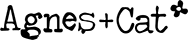 Agnes + Cat logo