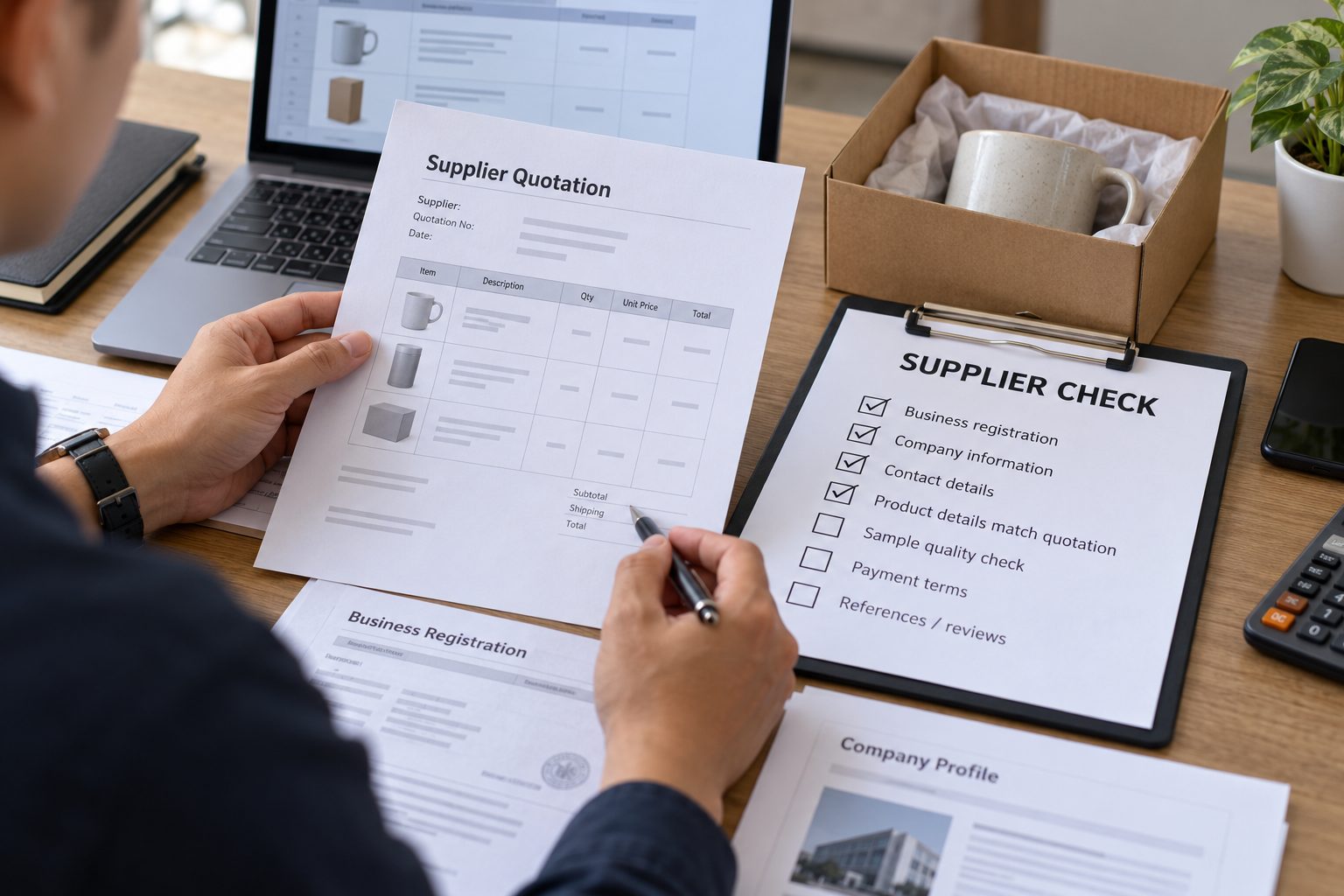 How to check a wholesale supplier before placing your first order