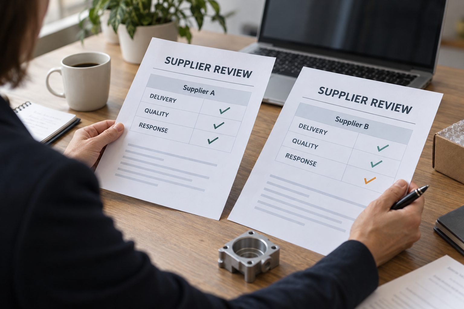 Supplier scorecards: measuring delivery, quality and claim resolution fairly