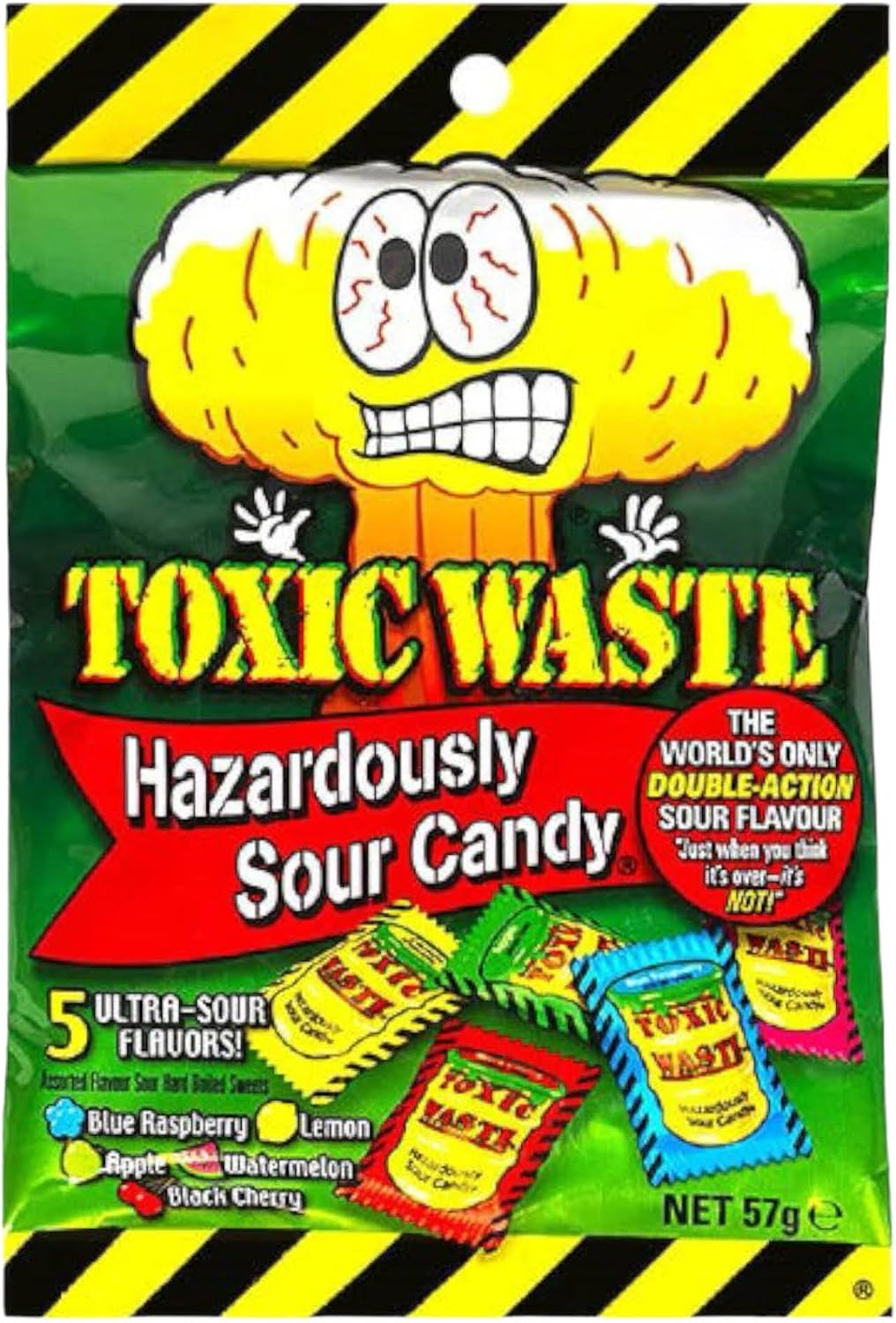 Toxic Waste Hazardously Sour Candy Drum