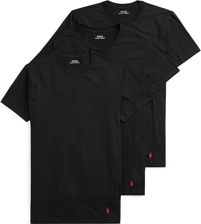 Polo Ralph Lauren Mens Classic Fit Crews 3 Pack