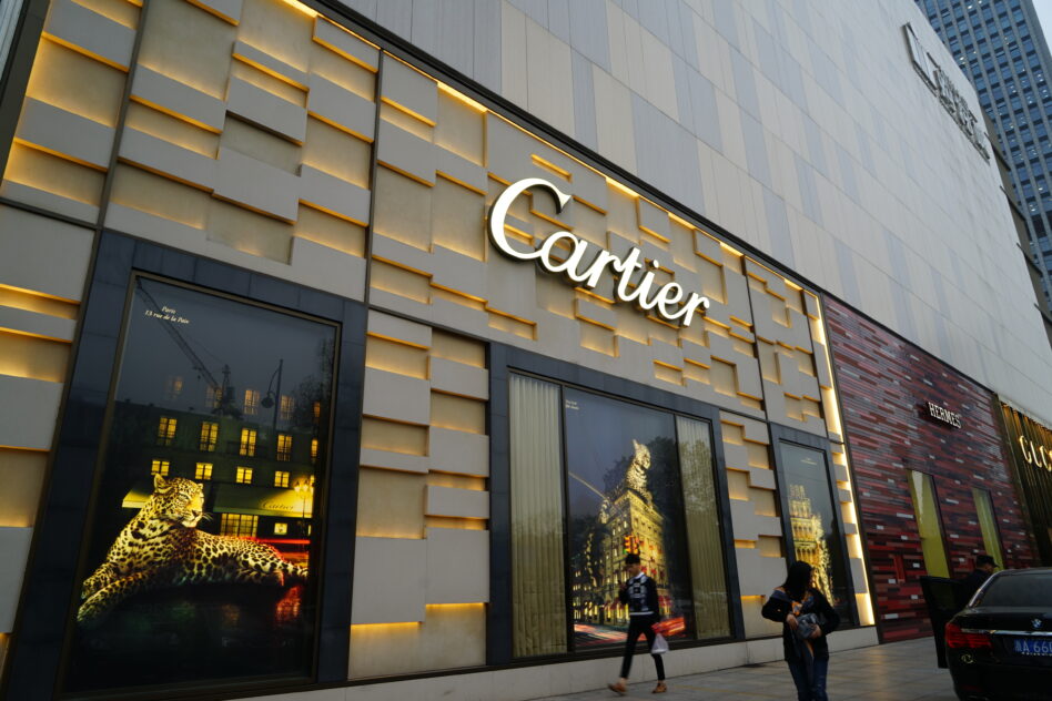 Cartier store in Hangzhou, China
